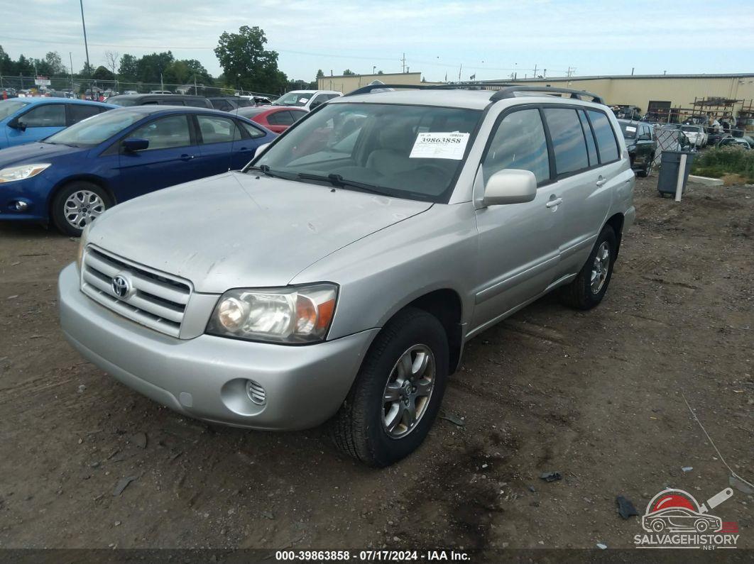 JTEEP21A950071320 2005 TOYOTA HIGHLANDER photo no. 2