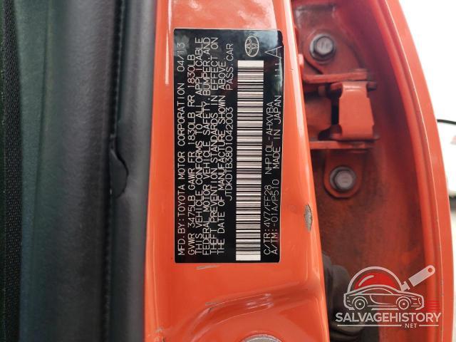 JTDKDTB38D1042003 2013 TOYOTA PRIUS photo no. 12
