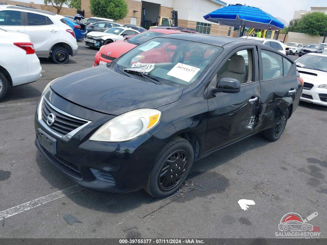 3N1CN7AP7DL845703 2013 NISSAN VERSA photo no. 2