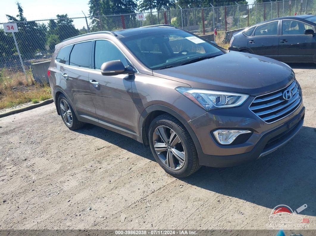 KM8SR4HF9EU086175 2014 HYUNDAI SANTA FE photo no. 3