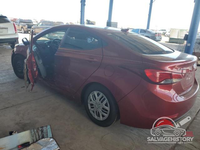 5NPDH4AE6GH766548 2016 HYUNDAI ELANTRA photo no. 2