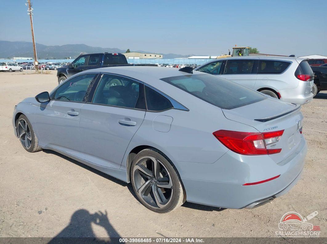 1HGCV1F34MA100240 2021 HONDA ACCORD photo no. 3