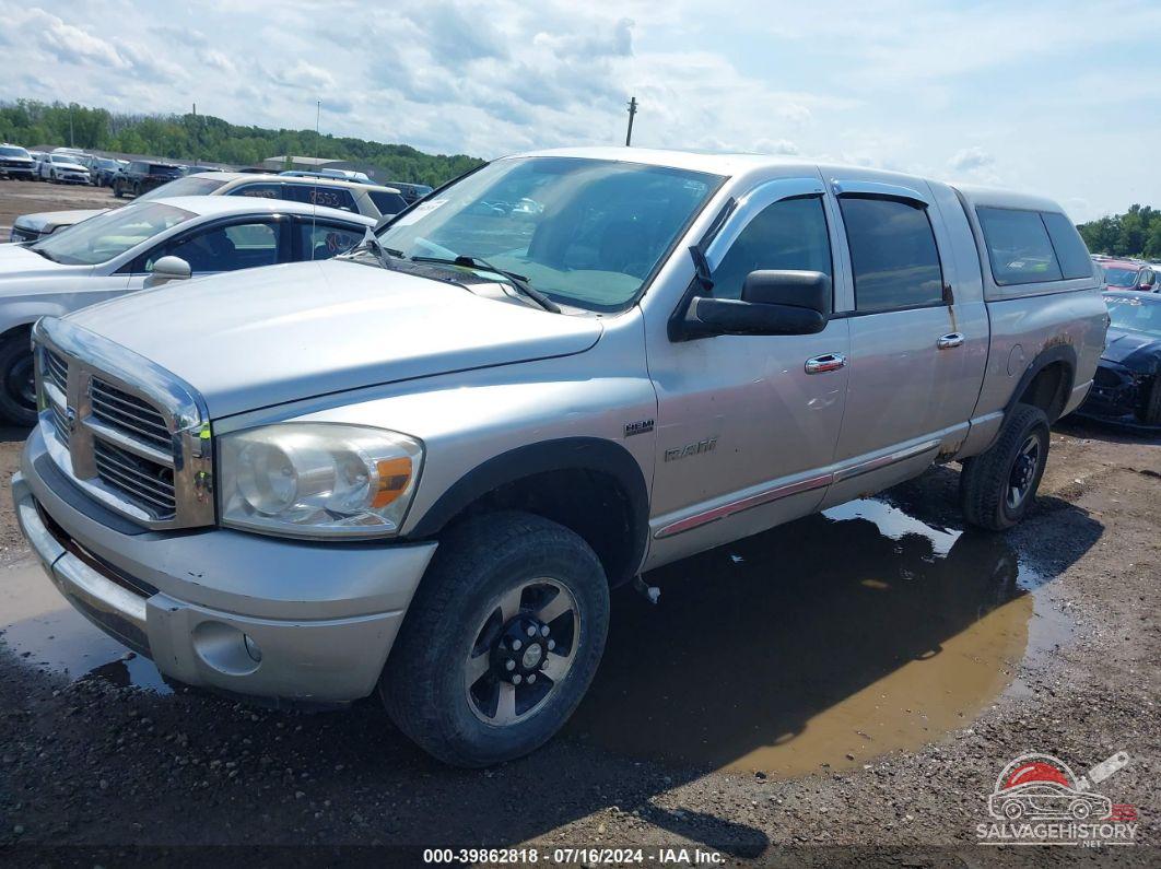3D7KS19D98G203593 2008 DODGE RAM 1500 photo no. 2
