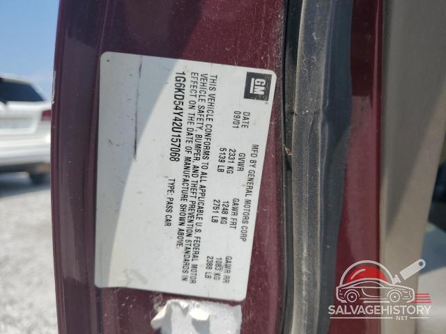 1G6KD54Y42U157068 2002 CADILLAC DEVILLE photo no. 12