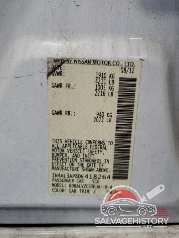 1N4AL3AP8DN418264 2013 NISSAN ALTIMA photo no. 12