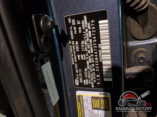 5XXGM4A73FG472979 2015 KIA OPTIMA photo no. 12