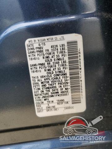 JN8AS5MV1FW255851 2015 NISSAN ROGUE photo no. 13