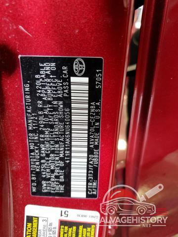 4T1R11AK6NU640056 2022 TOYOTA CAMRY photo no. 12