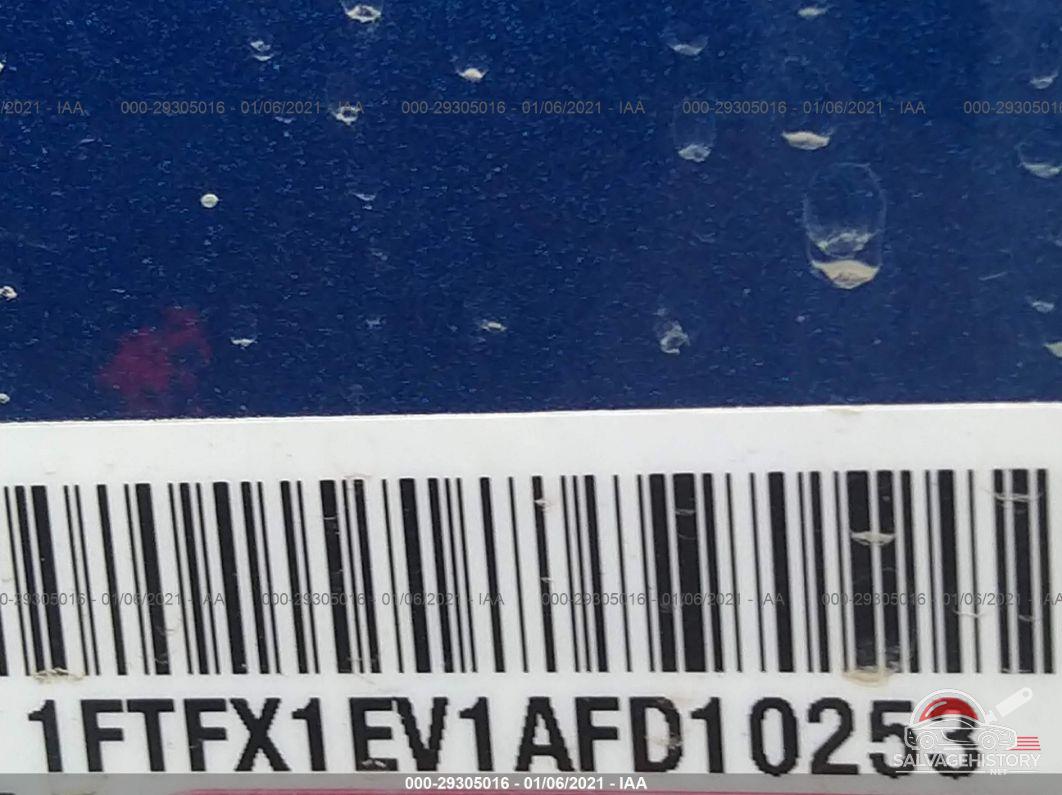 1FTFX1EV1AFD10253 2010 FORD F-150 photo no. 9