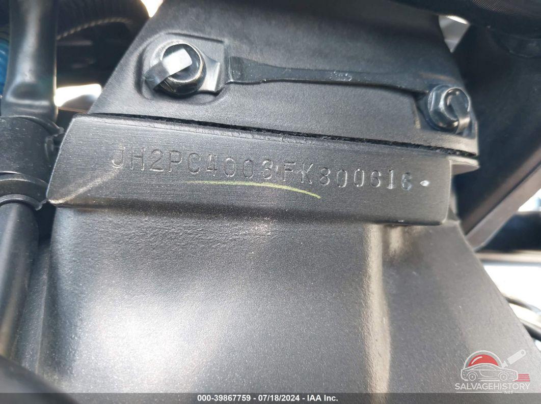 JH2PC4003FK800616 2015 HONDA CBR600 photo no. 10