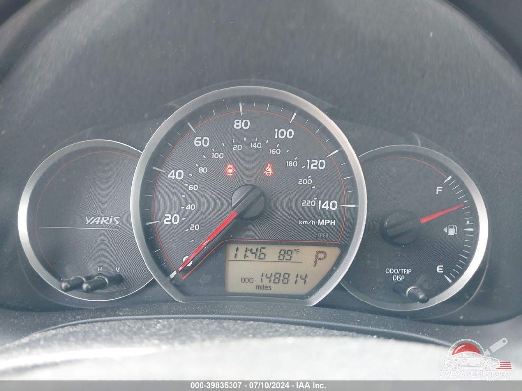 JTDKTUD32CD520029 2012 TOYOTA YARIS photo no. 7