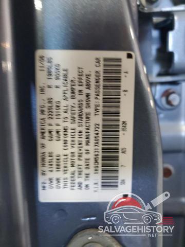 1HGCM56317A054722 2007 HONDA ACCORD SE photo no. 12