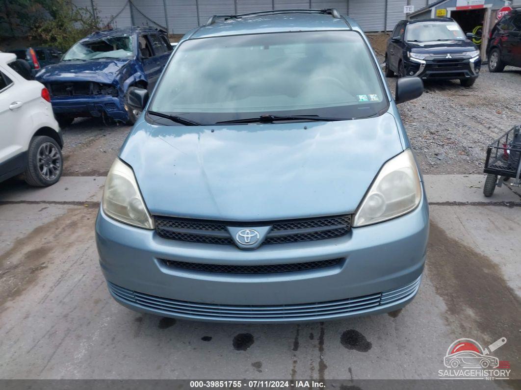 5TDZA23C75S354656 2005 TOYOTA SIENNA photo no. 6