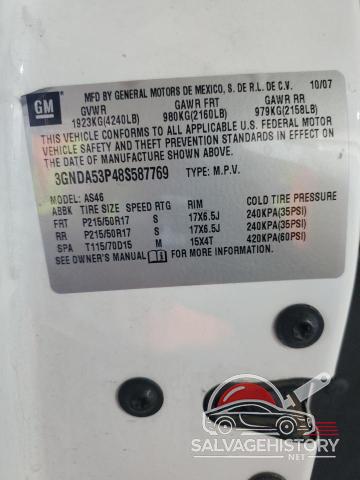 3GNDA53P48S587769 2008 CHEVROLET HHR photo no. 12