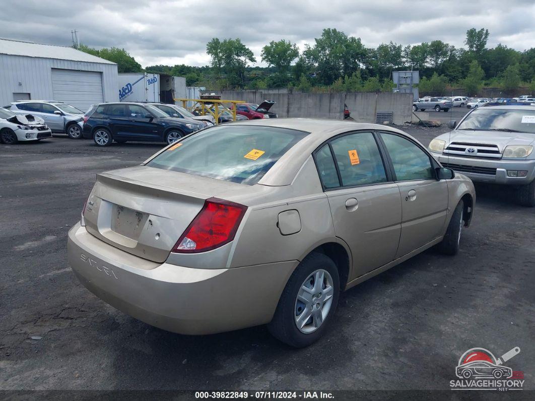 1G8AJ55F57Z110277 2007 SATURN ION photo no. 4