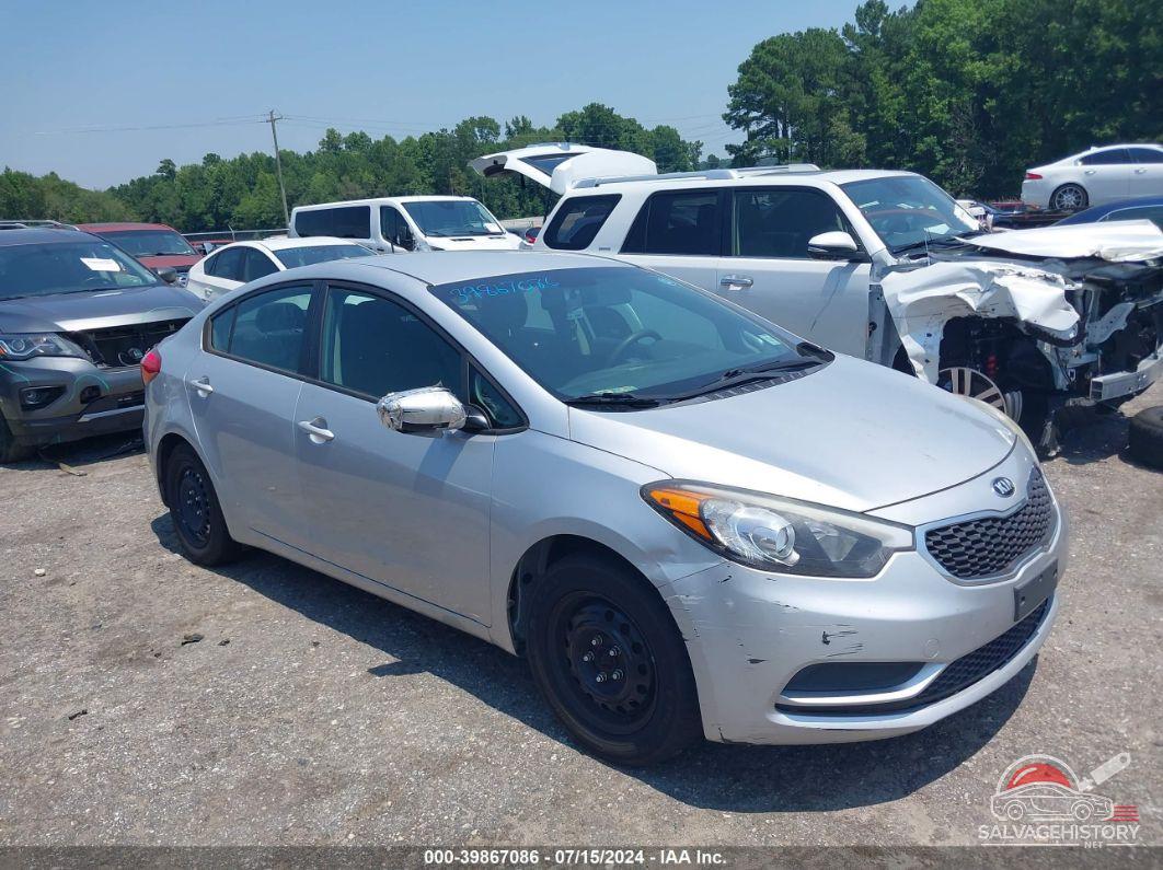 KNAFX4A69G5540263 2016 KIA FORTE photo no. 13