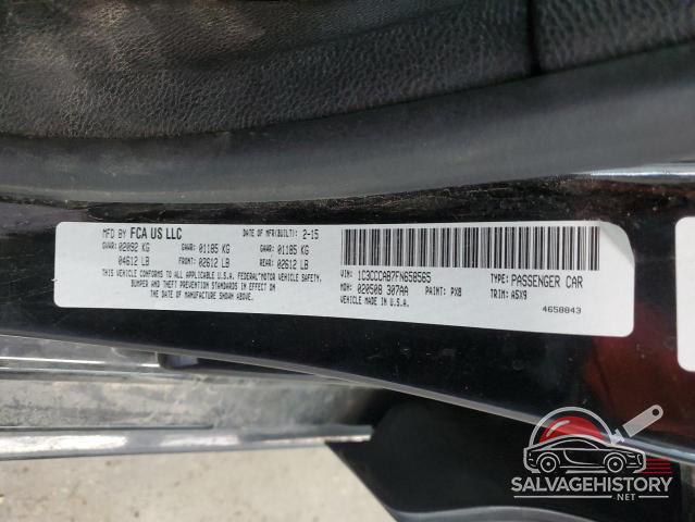 1C3CCCAB7FN658565 2015 CHRYSLER 200 photo no. 12