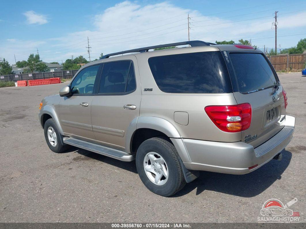 5TDBT44A61S054461 2001 TOYOTA SEQUOIA photo no. 3
