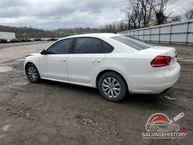 1VWAH7A32CC054382 2012 VOLKSWAGEN PASSAT photo no. 2