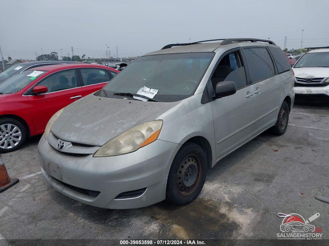 5TDZK23C27S065832 2007 TOYOTA SIENNA photo no. 2