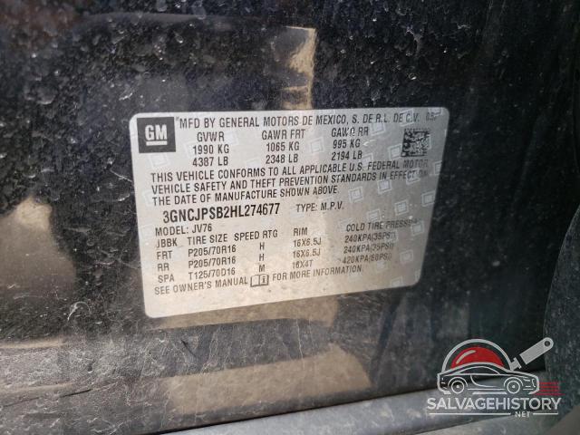 3GNCJPSB2HL274677 2024 CHEVROLET TRAX photo no. 12