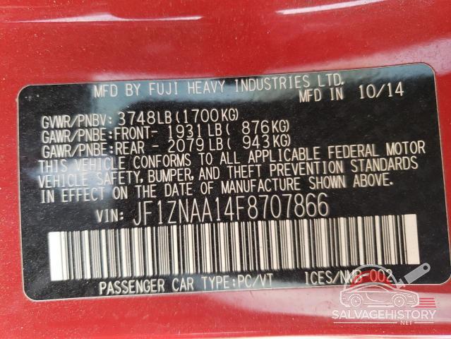 JF1ZNAA14F8707866 2020 TOYOTA SCION photo no. 12