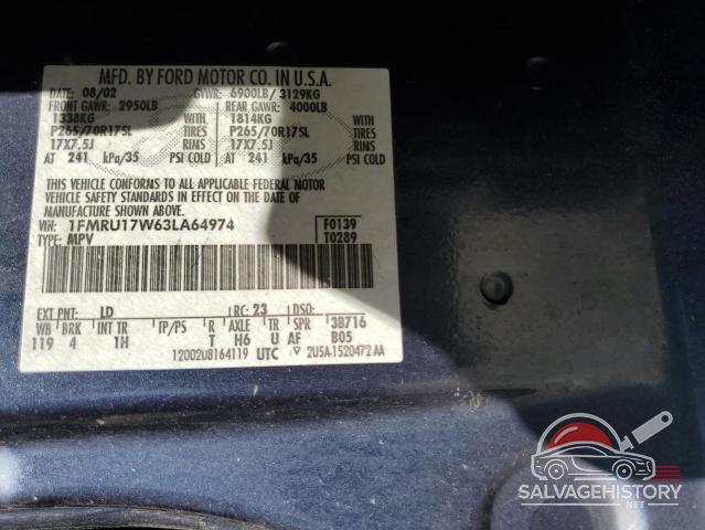 1FMRU17W63LA64974 2003 FORD EXPEDITION photo no. 13