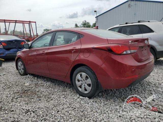 5NPDH4AE9GH796546 2016 HYUNDAI ELANTRA photo no. 2