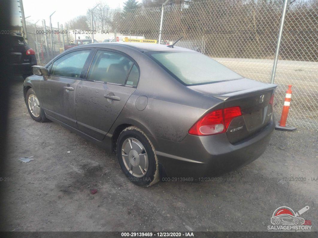 JHMFA36248S019618 2008 HONDA CIVIC HYBRID photo no. 3