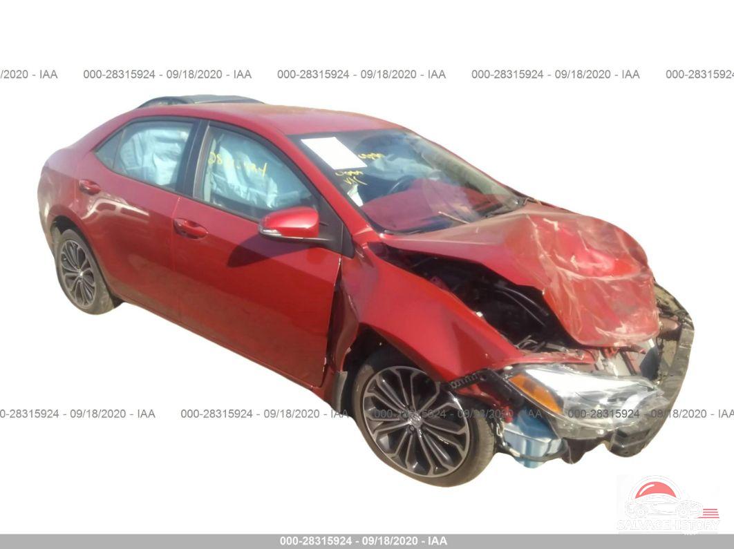 5YFBURHE7GP412451 2016 TOYOTA COROLLA photo no. 2