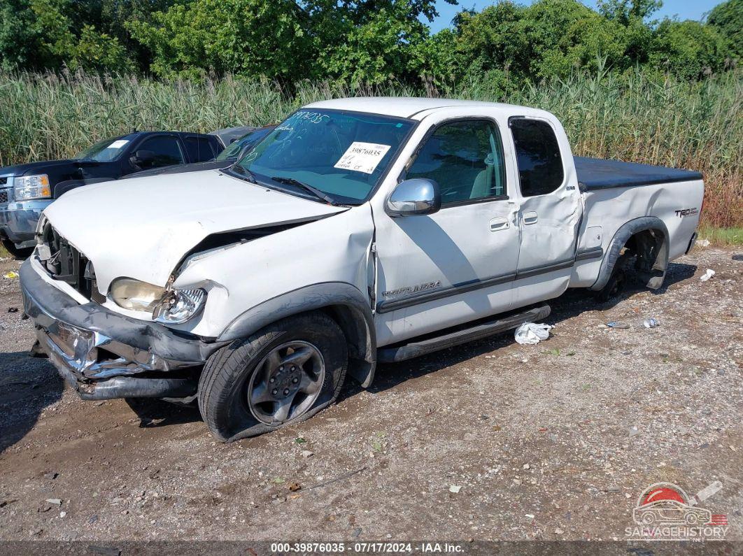 5TBBT44171S145540 2001 TOYOTA TUNDRA photo no. 2