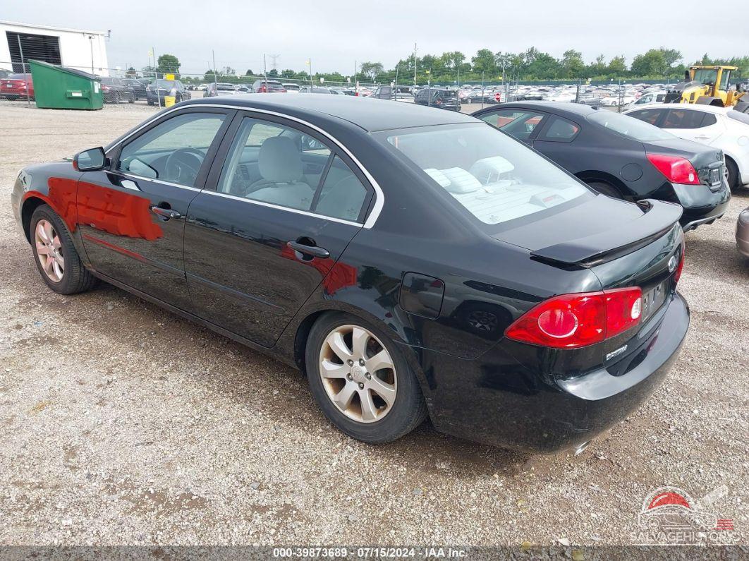 KNAGE124485224955 2008 KIA OPTIMA photo no. 3