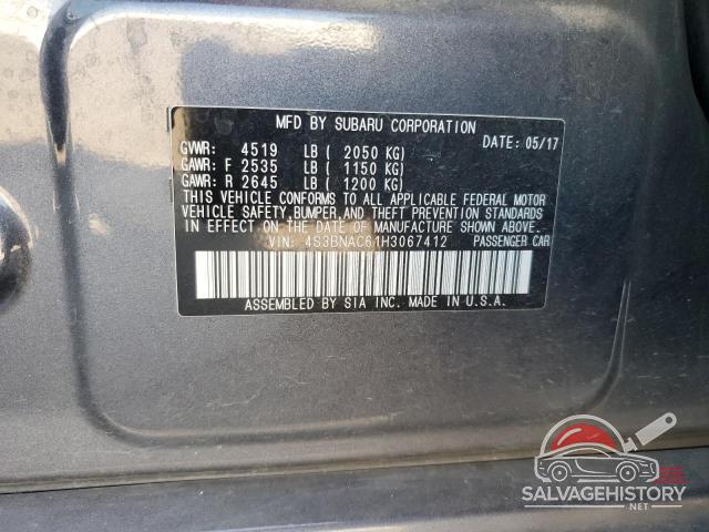 4S3BNAC61H3067412 2017 SUBARU LEGACY photo no. 13