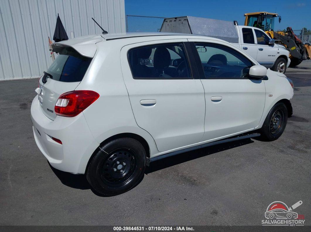 ML32A3HJ1KH004876 2019 MITSUBISHI MIRAGE photo no. 4