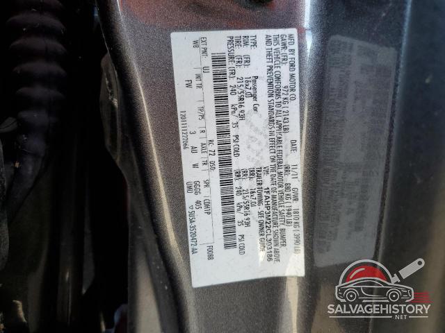 1FAHP3M22CL303186 2012 FORD FOCUS photo no. 12