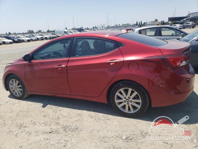 5NPDH4AE2FH582996 2015 HYUNDAI ELANTRA photo no. 2