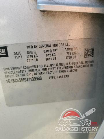 1G1BC5SM9J7139980 2018 CHEVROLET CRUZE photo no. 12