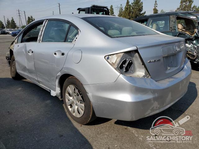 2HGFB2F52CH570571 2012 HONDA CIVIC photo no. 2
