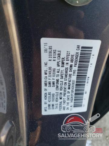1HGCR2F36FA260651 2015 HONDA ACCORD photo no. 12