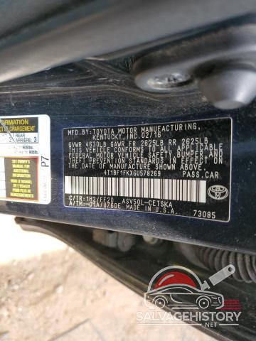 4T1BF1FKXGU578269 2016 TOYOTA CAMRY photo no. 12