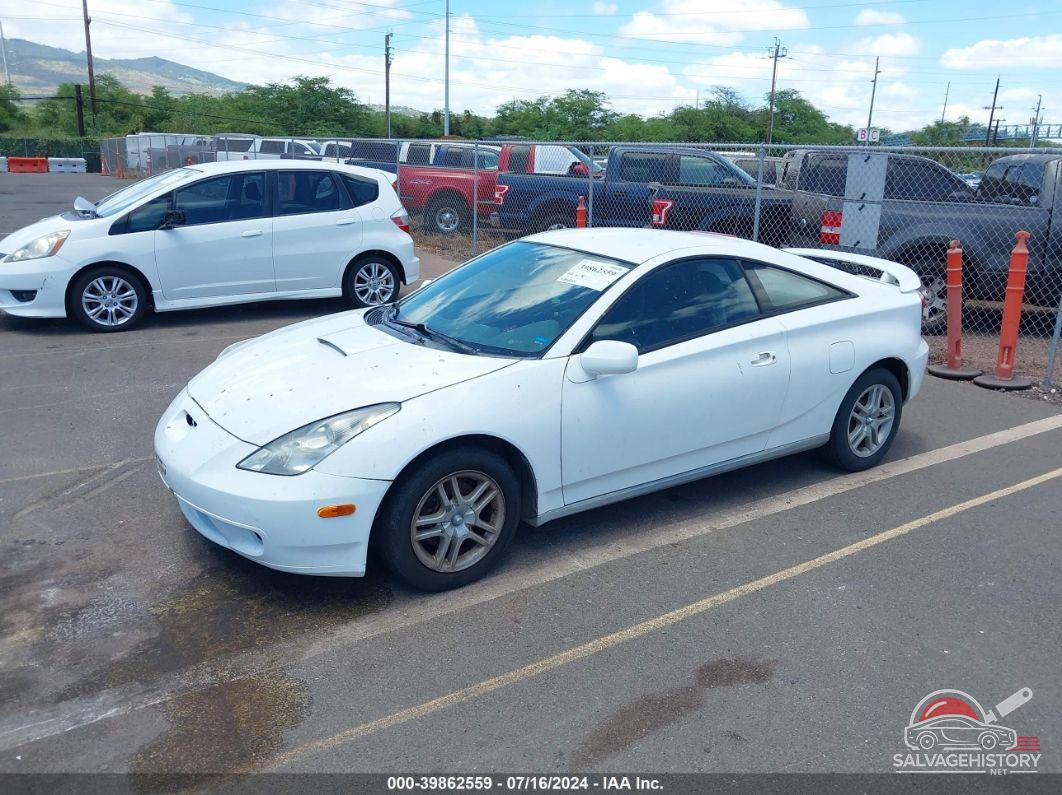 JTDDR32T920135402 2002 TOYOTA CELICA photo no. 2
