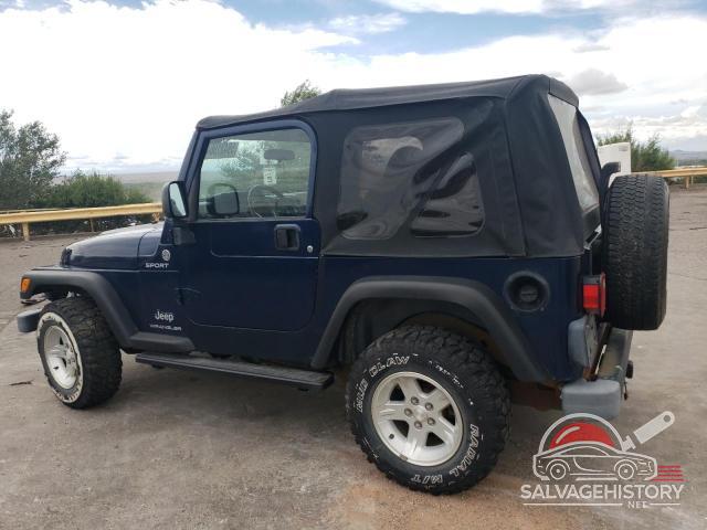 1J4FA49S55P370677 2005 JEEP WRANGLER photo no. 2