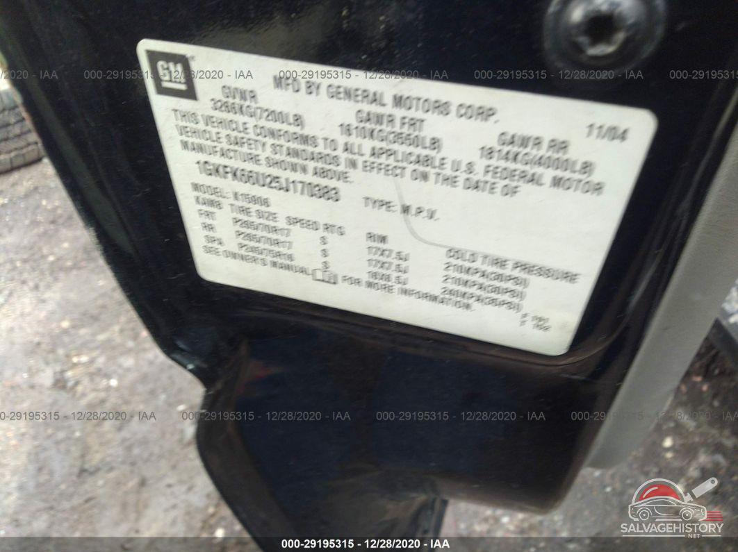 1GKFK66U25J170383 2005 GMC YUKON XL DENALI photo no. 9