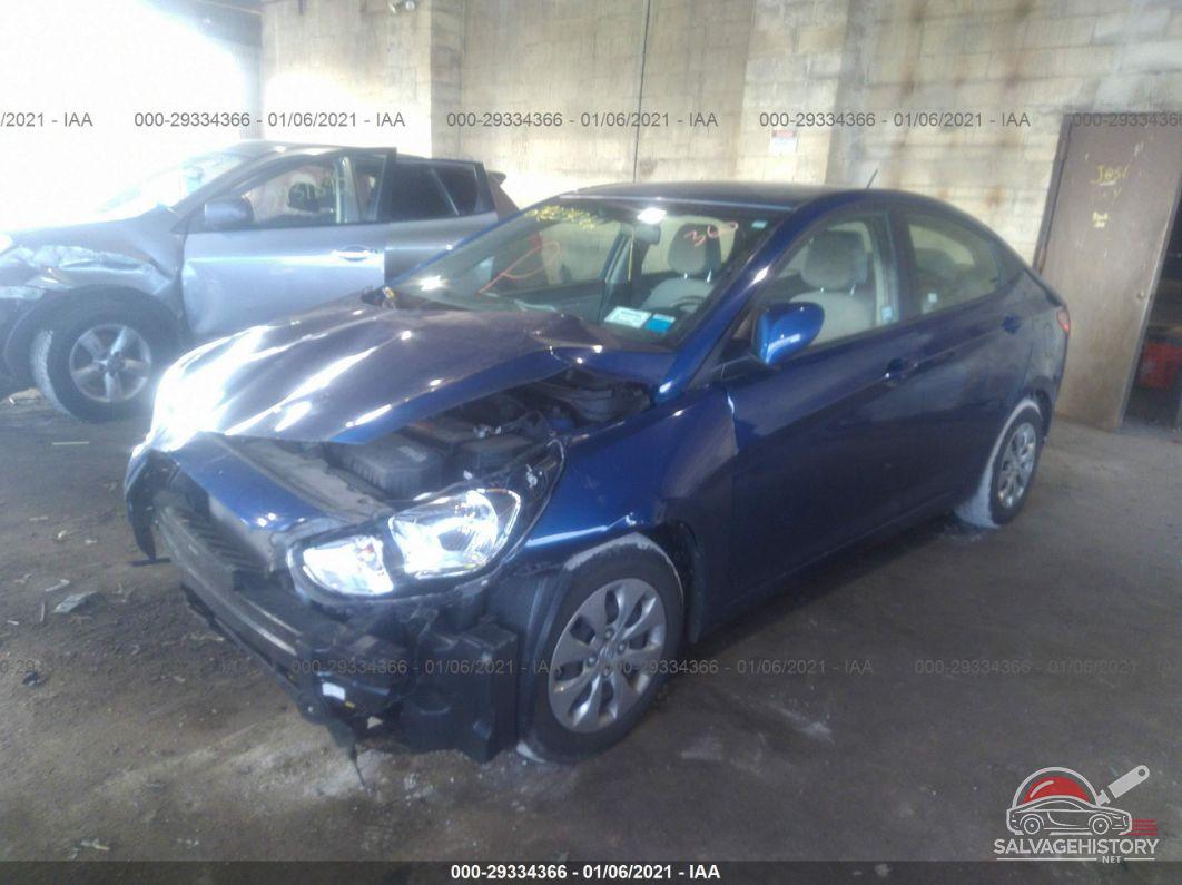 KMHCT4AE1HU186346 2017 HYUNDAI ACCENT photo no. 2