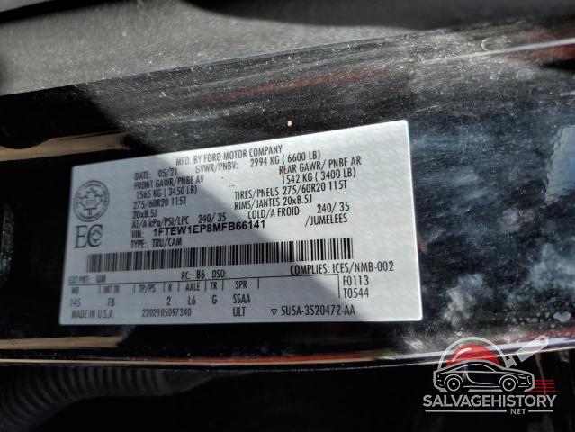 1FTEW1EP8MFB66141 2021 FORD F-150 photo no. 13