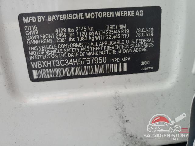 WBXHT3C34H5F67950 2017 BMW X1 photo no. 13