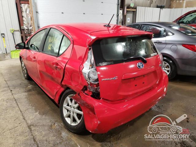 JTDKDTB38C1010425 2012 TOYOTA PRIUS photo no. 3