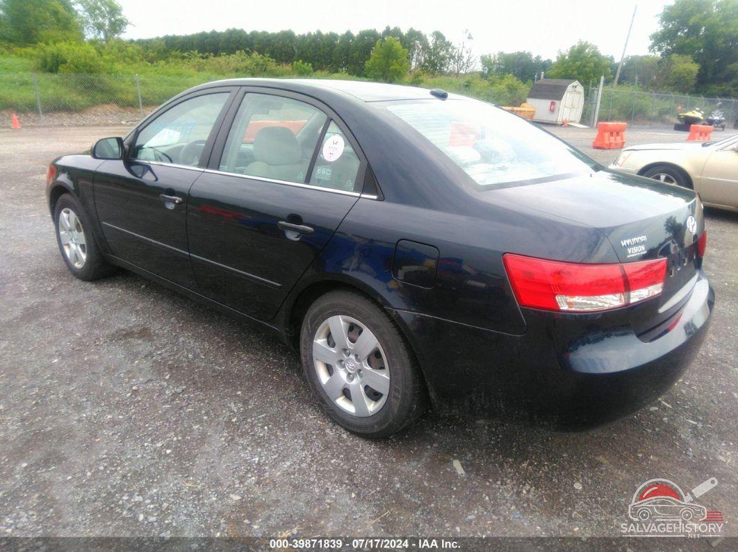 5NPET46C88H297863 2008 HYUNDAI SONATA photo no. 3