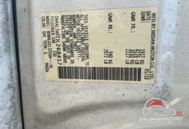 1N4AL3AP2JC268417 2018 NISSAN ALTIMA photo no. 10
