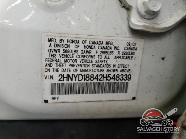 2HNYD18842H548339 2002 ACURA MDX photo no. 13